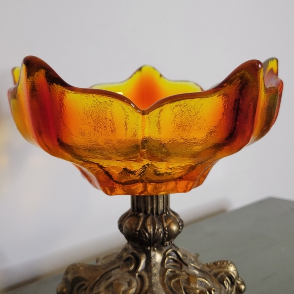 Vintage glass compote - Picture 4 of 4